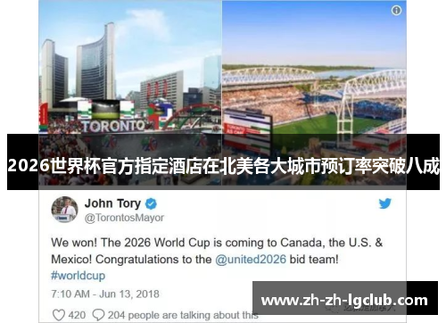 2026世界杯官方指定酒店在北美各大城市预订率突破八成 2026世界杯官方指定酒店在北美各大城市预订率突破八成